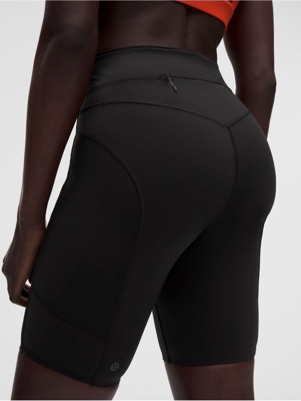 🖤NWT Lululemon No Line High-Rise Running Short 8” – Black – Size 6
